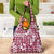 Hibiscus Pakala Royal Magenta Grocery Bag Tropical Floral Stylized - Polynesian Pride