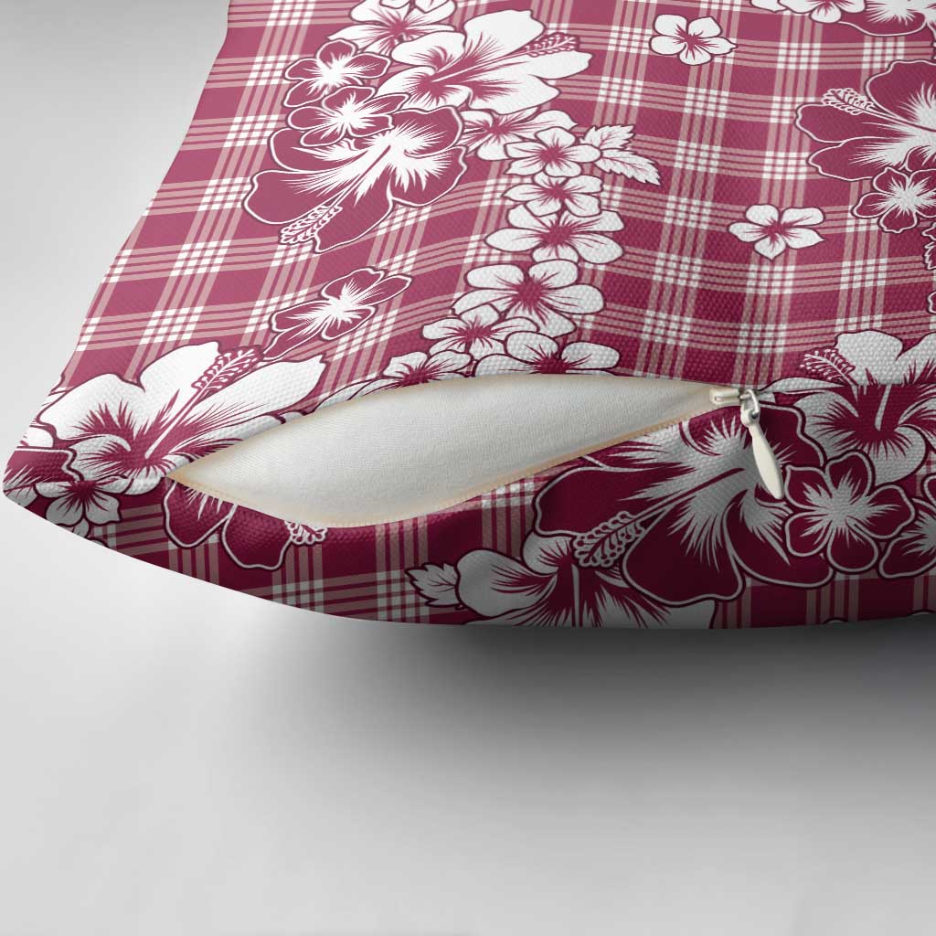 Hibiscus Pakala Royal Magenta Pillow Cover Tropical Floral Stylized - Polynesian Pride