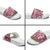 Hibiscus Pakala Royal Magenta Slide Sandals Tropical Floral Stylized - Polynesian Pride
