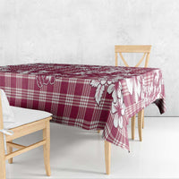 Hibiscus Pakala Royal Magenta Tablecloth Tropical Floral Stylized - Polynesian Pride
