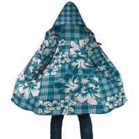 Hibiscus Pakala Ocean Depths Blue Cloak Tropical Floral Stylized - Polynesian Pride