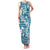 Hibiscus Pakala Ocean Depths Blue Family Matching Tank Maxi Dress and Hawaiian Shirt Tropical Floral Stylized - Polynesian Pride