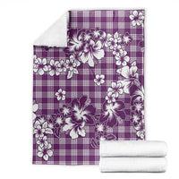 Hibiscus Pakala Sweetie Purple Blanket Tropical Floral Stylized - Polynesian Pride
