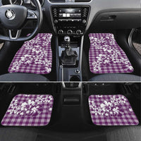 Hibiscus Pakala Sweetie Purple Car Mats Tropical Floral Stylized - Polynesian Pride