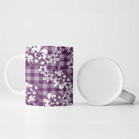 Hibiscus Pakala Sweetie Purple Ceramic Mug Tropical Floral Stylized - Polynesian Pride