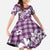 Hibiscus Pakala Sweetie Purple Family Matching Mermaid Dress and Hawaiian Shirt Tropical Floral Stylized - Polynesian Pride