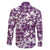 Hibiscus Pakala Sweetie Purple Family Matching Mermaid Dress and Hawaiian Shirt Tropical Floral Stylized - Polynesian Pride