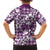 Hibiscus Pakala Sweetie Purple Family Matching Tank Maxi Dress and Hawaiian Shirt Tropical Floral Stylized - Polynesian Pride