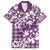 Hibiscus Pakala Sweetie Purple Family Matching Tank Maxi Dress and Hawaiian Shirt Tropical Floral Stylized - Polynesian Pride