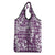 Hibiscus Pakala Sweetie Purple Grocery Bag Tropical Floral Stylized - Polynesian Pride