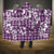 Hibiscus Pakala Sweetie Purple Hooded Blanket Tropical Floral Stylized - Polynesian Pride