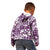 Hibiscus Pakala Sweetie Purple Kid Hoodie Tropical Floral Stylized - Polynesian Pride