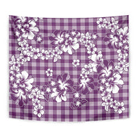 Hibiscus Pakala Sweetie Purple Tapestry Tropical Floral Stylized - Polynesian Pride