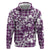 Hibiscus Pakala Sweetie Purple Zip Hoodie Tropical Floral Stylized - Polynesian Pride