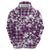 Hibiscus Pakala Sweetie Purple Zip Hoodie Tropical Floral Stylized - Polynesian Pride