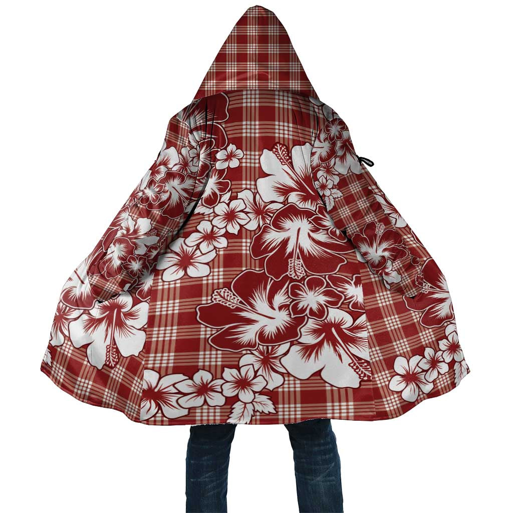 Hibiscus Pakala Fantasy Red Cloak Tropical Floral Stylized - Polynesian Pride