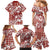 Hibiscus Pakala Fantasy Red Family Matching Mermaid Dress and Hawaiian Shirt Tropical Floral Stylized - Polynesian Pride