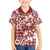 Hibiscus Pakala Fantasy Red Family Matching Off The Shoulder Long Sleeve Dress and Hawaiian Shirt Tropical Floral Stylized - Polynesian Pride
