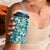 Hibiscus Pakala Aqua Teal 4 in 1 Can Cooler Tumbler Tropical Floral Stylized - Polynesian Pride