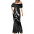 Custom New Zealand Cricket Mermaid Dress Maori Kiwi Black Fern