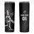 Custom New Zealand Cricket Skinny Tumbler Maori Kiwi Black Fern