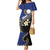 Personalised Nauru Family Matching Mermaid Dress and Hawaiian Shirt Naoero Proud Plumeria