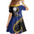 Personalised Nauru Kid Short Sleeve Dress Naoero Proud Plumeria