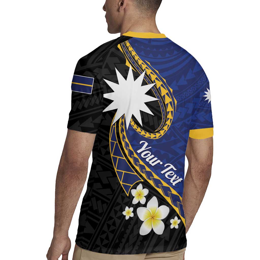 Personalised Nauru Rugby Jersey Naoero Proud Plumeria