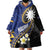 Personalised Nauru Wearable Blanket Hoodie Naoero Proud Plumeria