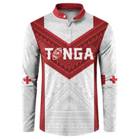 Tonga Rugby Custom Button Sweatshirt Tonga Sea Eagles Go Champions