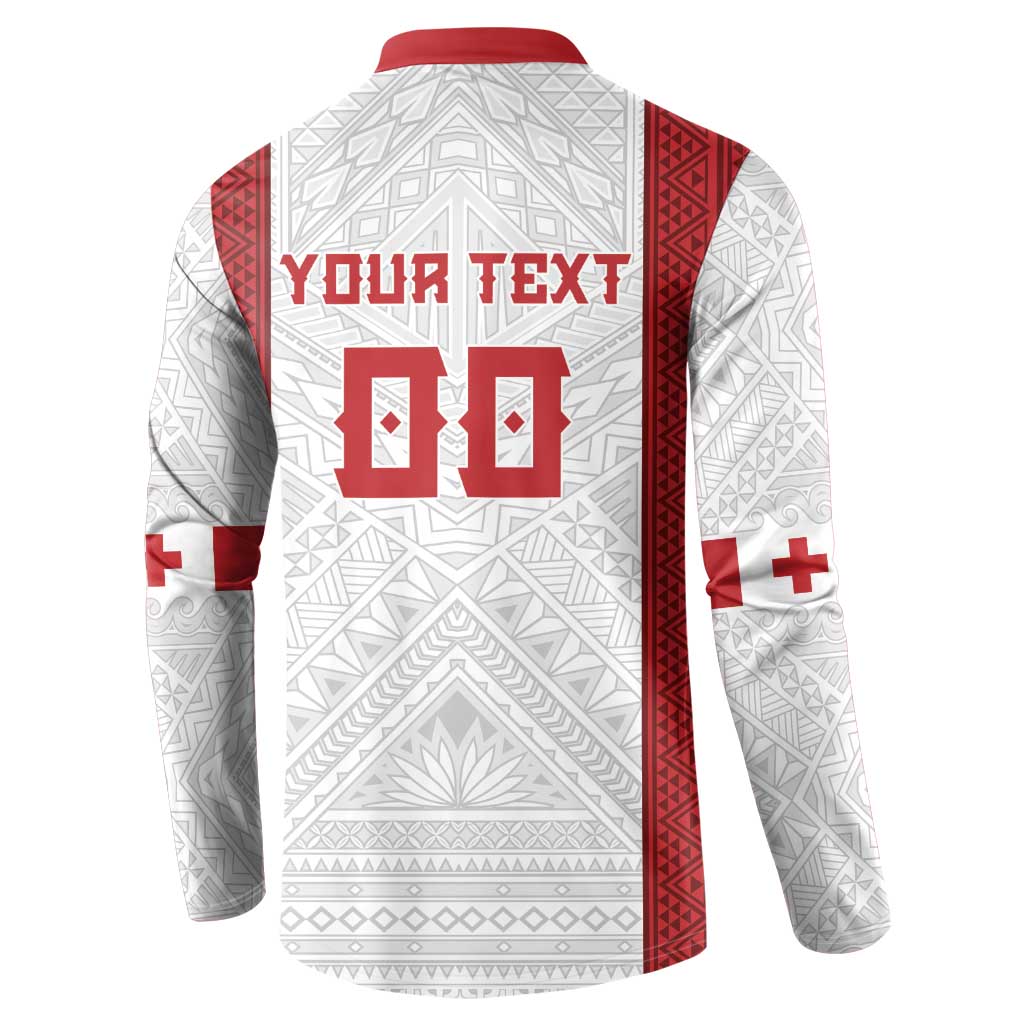 Tonga Rugby Custom Button Sweatshirt Tonga Sea Eagles Go Champions