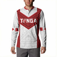 Tonga Rugby Custom Button Sweatshirt Tonga Sea Eagles Go Champions