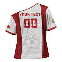 Tonga Rugby Custom Cross Shoulder Shirt Tonga Sea Eagles Go Champions