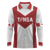 Tonga Rugby Custom Long Sleeve Polo Shirt Tonga Sea Eagles Go Champions