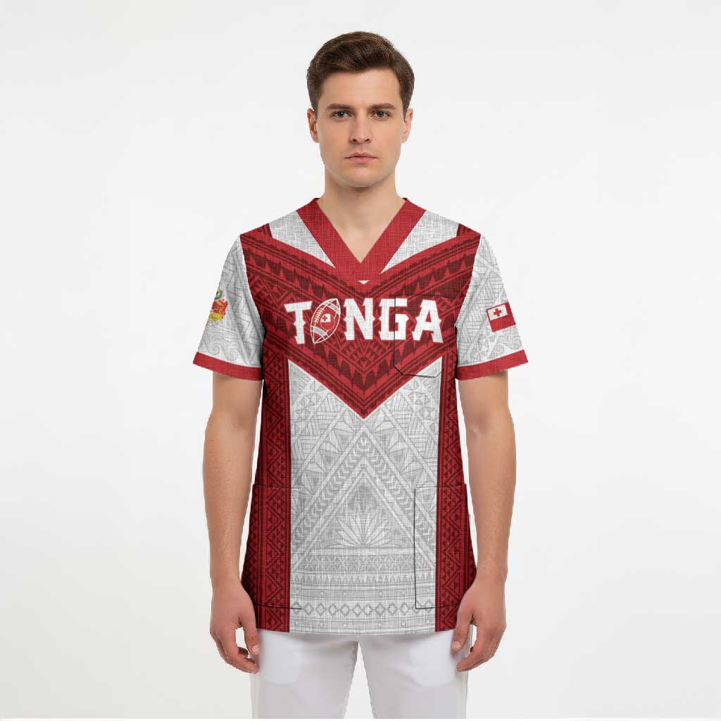 Tonga Rugby Custom Scrub Top Tonga Sea Eagles Go Champions LT01 - Polynesian Pride