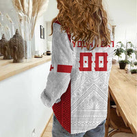 Tonga Rugby Custom Women Casual Shirt Tonga Sea Eagles Go Champions