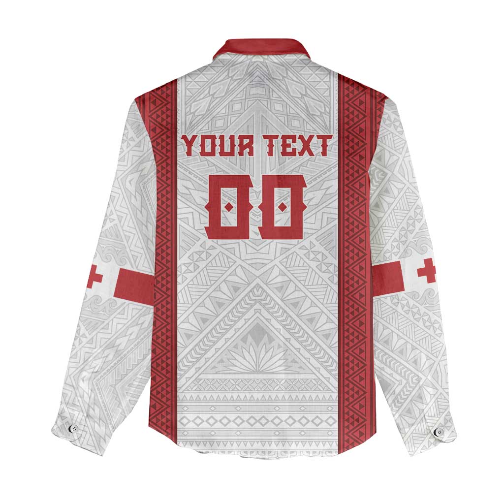 Tonga Rugby Custom Women Casual Shirt Tonga Sea Eagles Go Champions