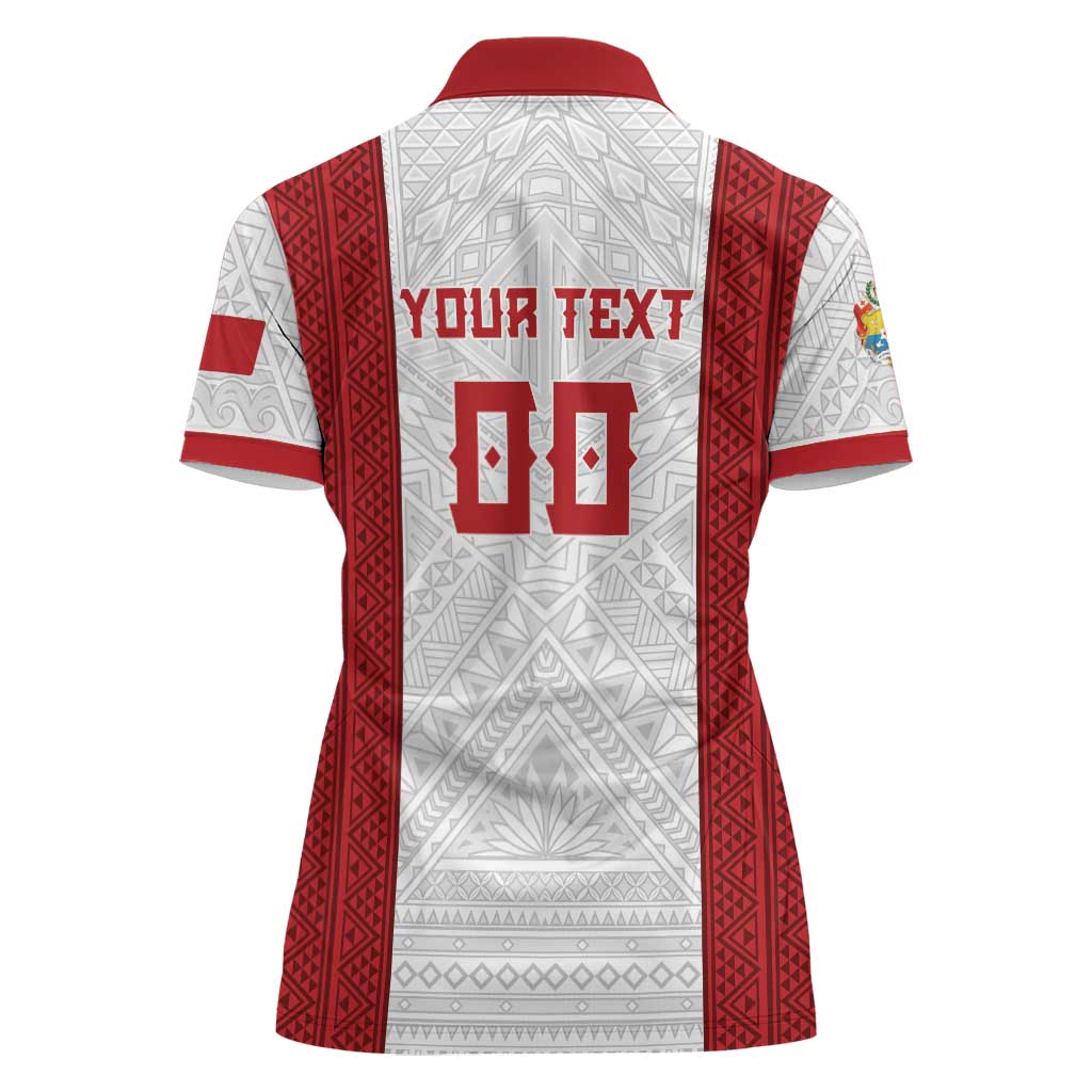 Tonga Rugby Custom Women Polo Shirt Tonga Sea Eagles Go Champions