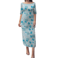 Hawaii Anthurium Tiare Pikake Lei Family Matching Puletasi and Hawaiian Shirt UliUli Lauhala Art Pattern
