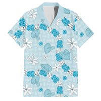 Hawaii Anthurium Tiare Pikake Lei Family Matching Short Sleeve Bodycon Dress and Hawaiian Shirt UliUli Lauhala Art Pattern