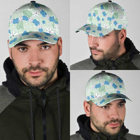 Hawaii Anthurium Tiare Pikake Lei Classic Cap Omaomao Lauhala Art Pattern LT01 - Polynesian Pride