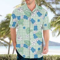 Hawaii Anthurium Tiare Pikake Lei Hawaiian Shirt Omaomao Lauhala Art Pattern LT01 - Polynesian Pride