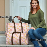 Hawaii Anthurium Tiare Pikake Lei Travel Bag Akala Lauhala Art Pattern LT01 - Polynesian Pride
