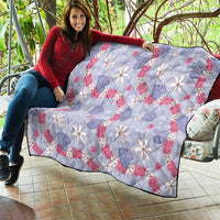 Hawaii Anthurium Tiare Pikake Lei Quilt Poni Lauhala Art Pattern LT01 - Polynesian Pride