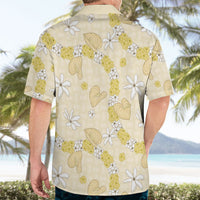 Hawaii Anthurium Tiare Pikake Lei Hawaiian Shirt Melemele Lauhala Art Pattern LT01 - Polynesian Pride