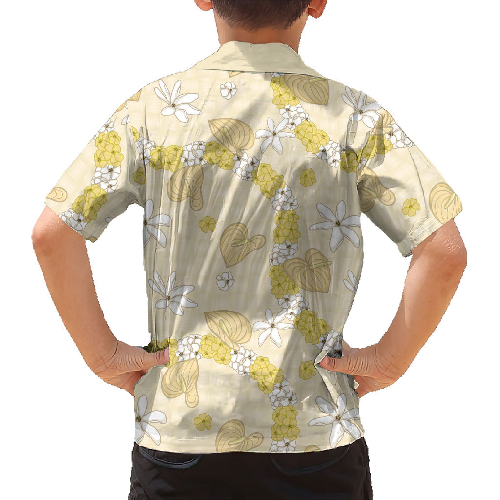 Hawaii Anthurium Tiare Pikake Lei Hawaiian Shirt Melemele Lauhala Art Pattern LT01 - Polynesian Pride