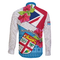 Fiji Day Family Matching Short Sleeve Bodycon Dress and Hawaiian Shirt Fijian Hibiscus Special Version LT01 - Polynesian Pride