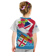 Fiji Day Kid T Shirt Fijian Hibiscus Special Version LT01 - Polynesian Pride