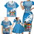 Fiji Family Matching Short Sleeve Bodycon Dress and Hawaiian Shirt Bula Fijian Tapa Pattern LT01 - Polynesian Pride