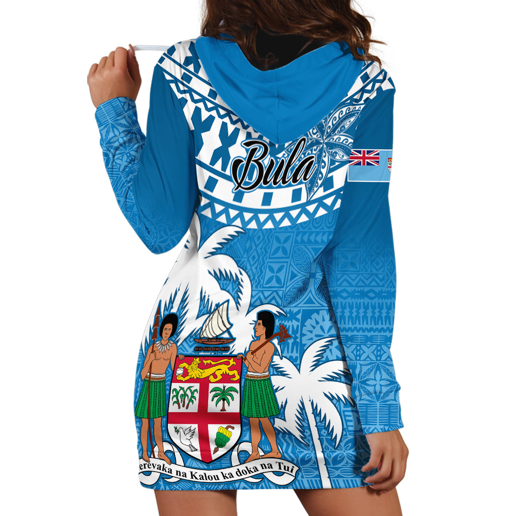 Fiji Hoodie Dress Bula Fijian Tapa Pattern LT01 - Polynesian Pride